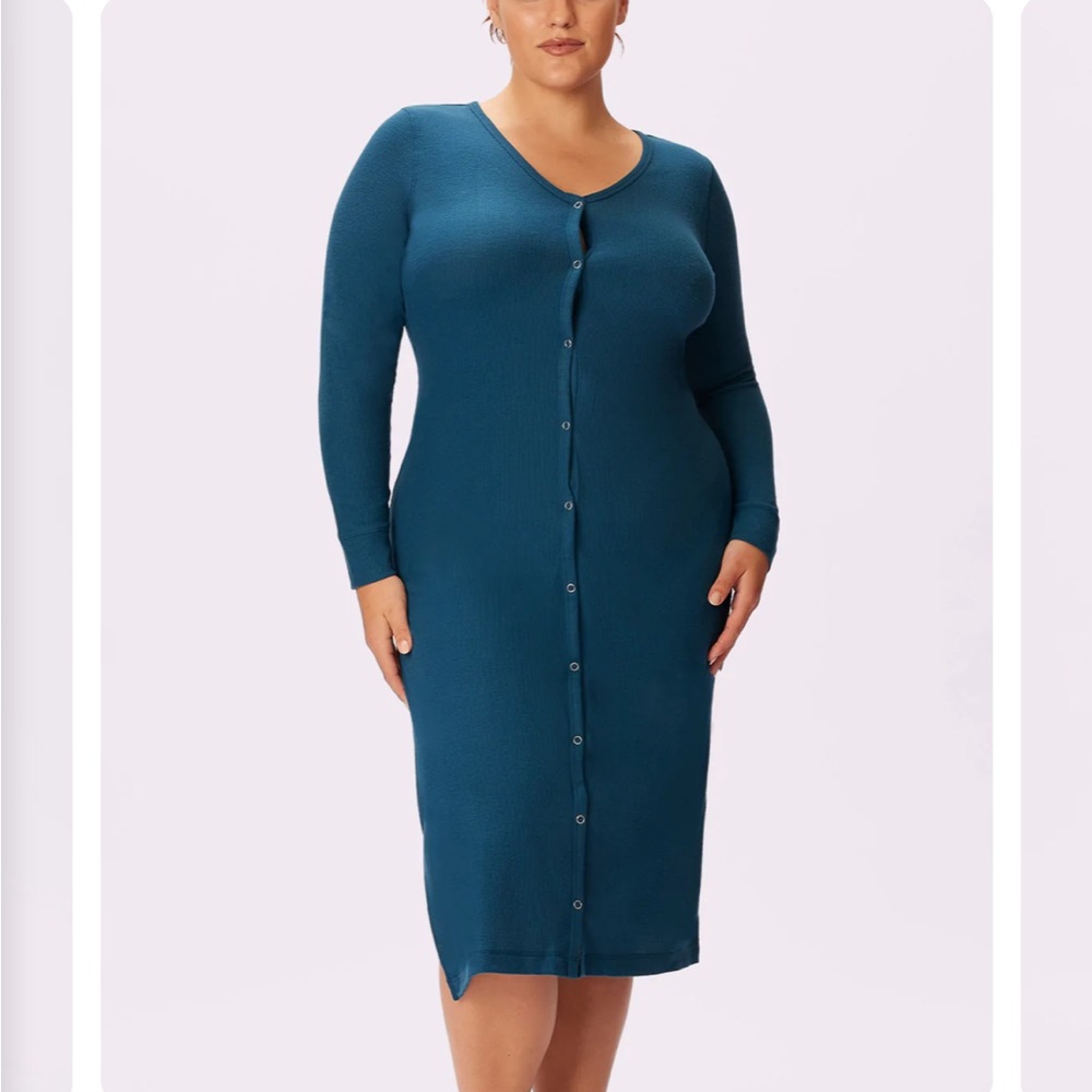 NEW PARADE CARDI DRESS IN SOLSTICE/BLUE